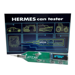 Hermes Can Tester from Atocan. Comprehensive tool for vehicle testing with Mileage Blocker compatibility.